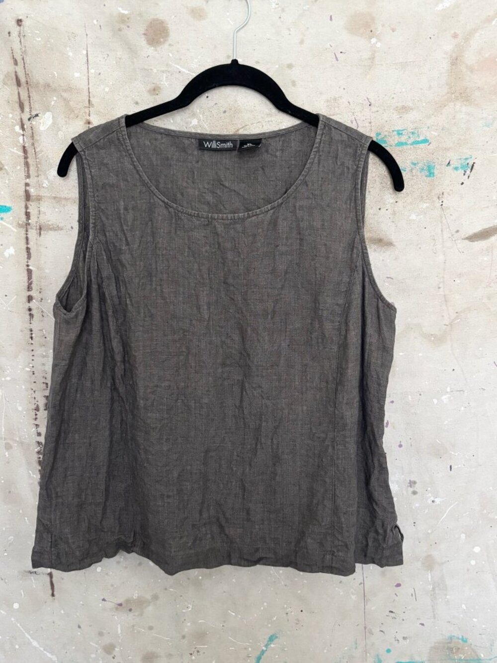 Willi Smith Linen Tank Top